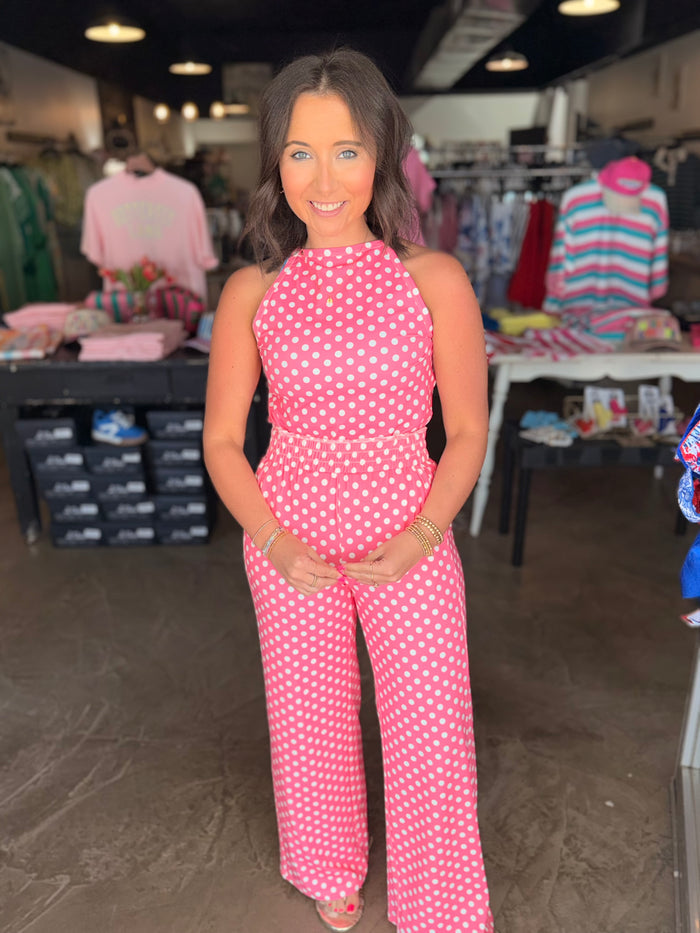 Polka Dot Tank Pant Set