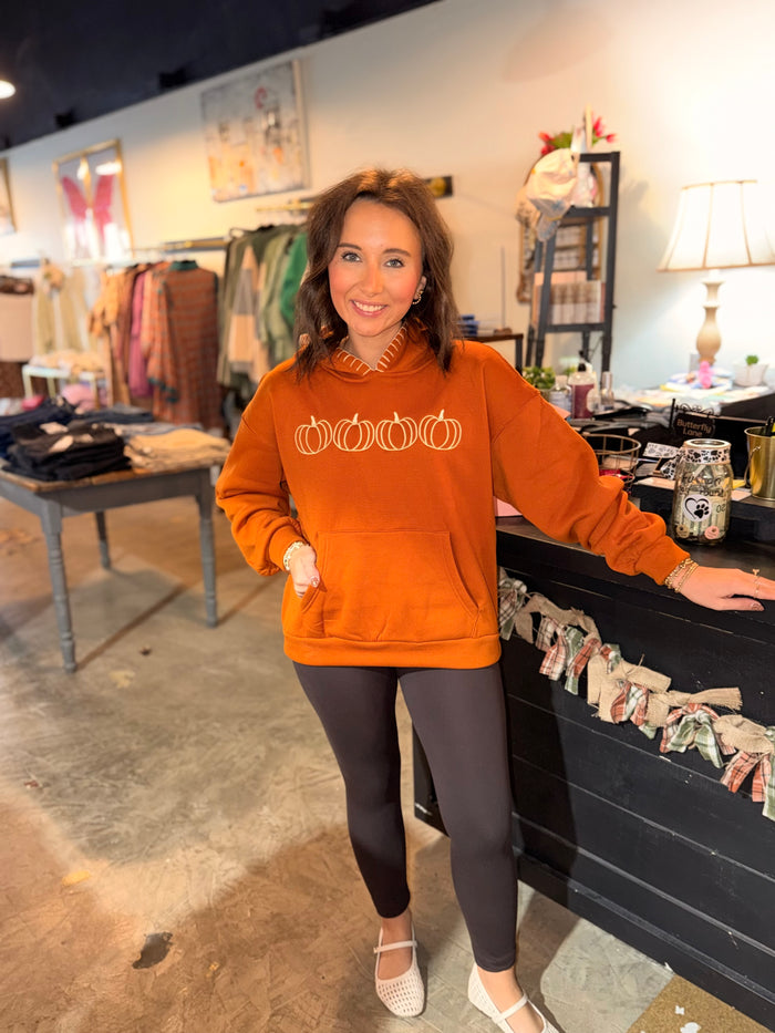 Pumpkin Fleece Hoodie