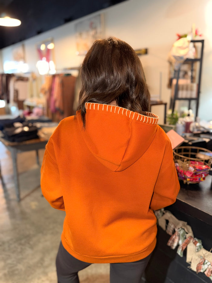 Pumpkin Fleece Hoodie