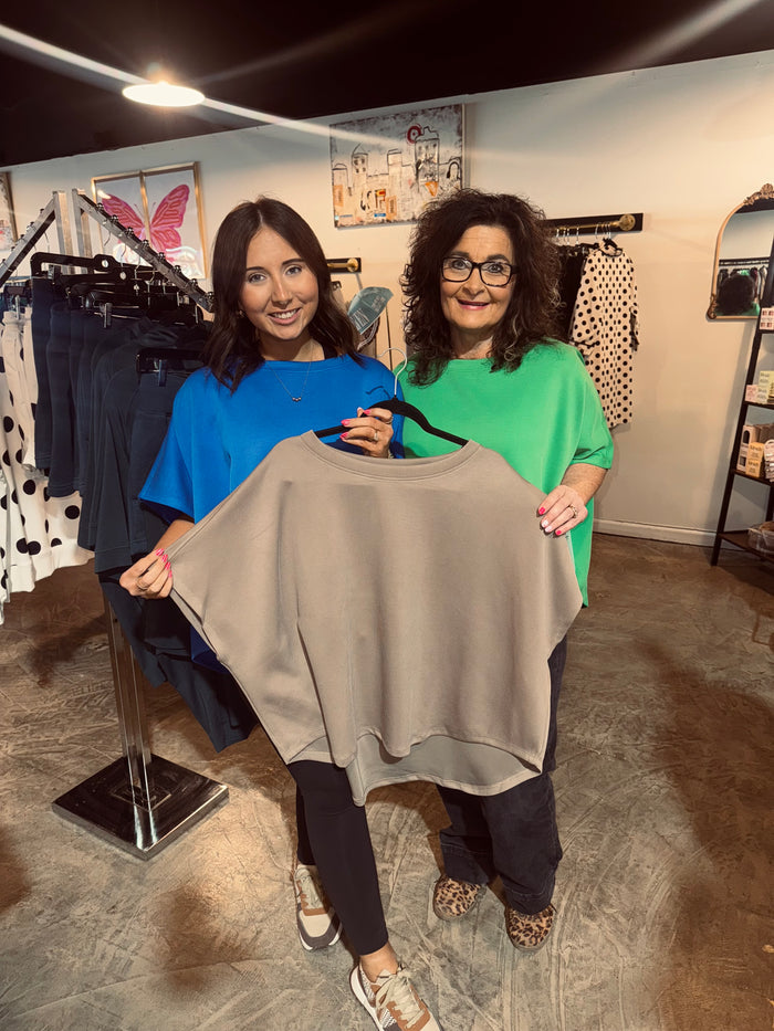 Rib Dolman Top