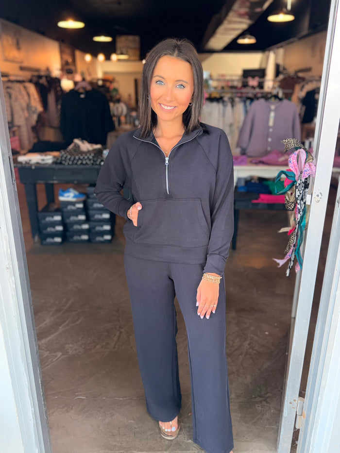 Rib Half Zip