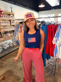 Ribbed Flag Patch Tank