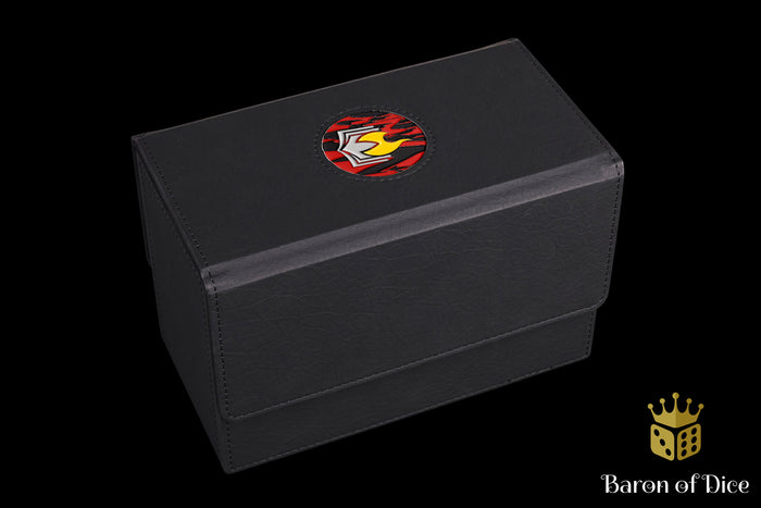 Scorched Book | Wargaming & Datasheet Box | Baron's Coin™ Compatible