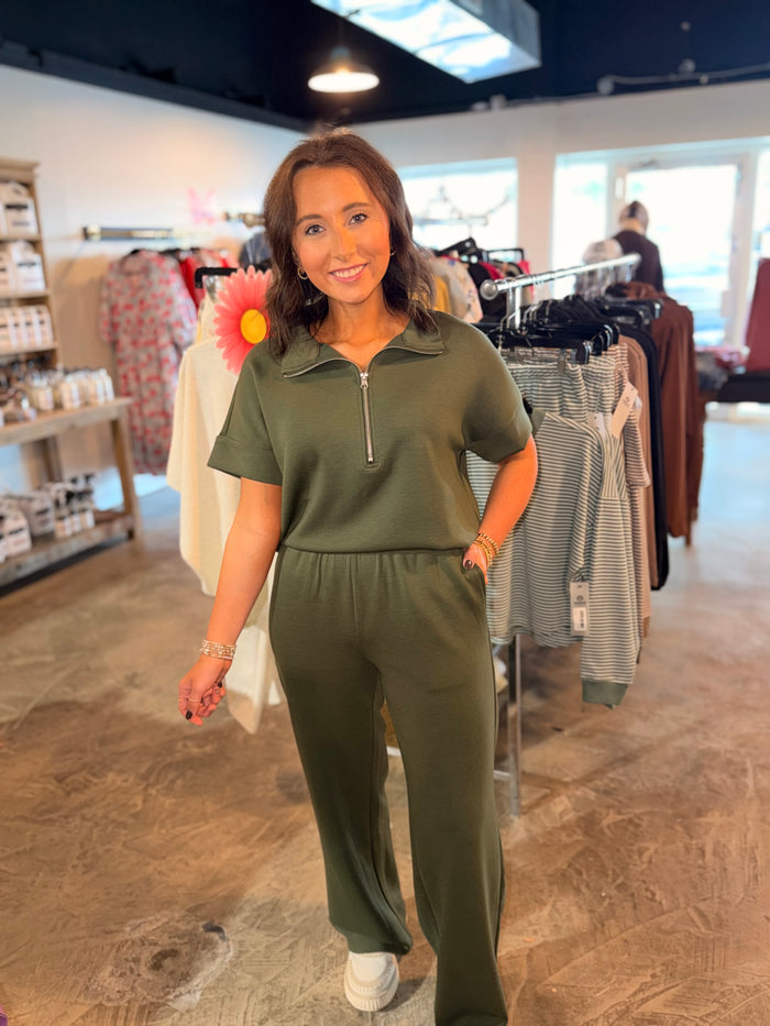 Scuba Half Zip Set