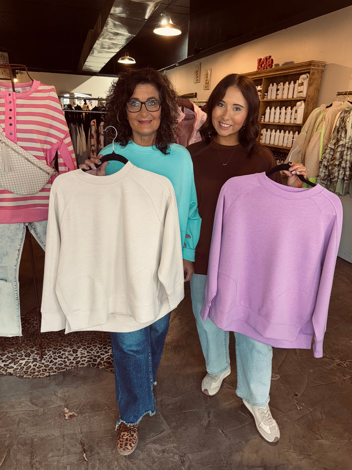 Scuba Pullover W/Side Slits