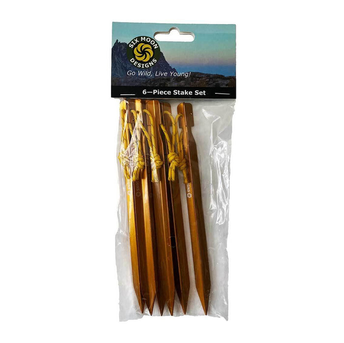 SIX MOON DESIGNS 6 Piece Stake Set