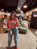 Slouchy Barrel Contrast Risen Jean