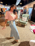 Slouchy Side Tie Barrel Jean