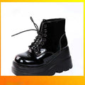 Small Height-increasing Martain Boots Women's High Heel British Style - Livefree