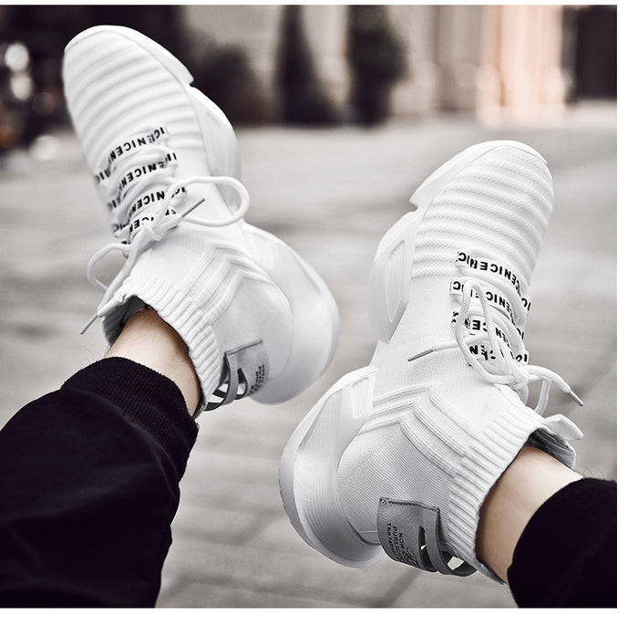 Socks Shoes Daddy Shoes Sports Shoes Men'S Large Size Trendy Shoes Casual Shoes - Livefree