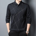 Spring And Autumn Men's Long Sleeve Fake Two Pieces T-shirt - Livefree