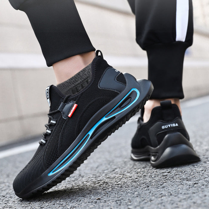 Steel Toe Shoes For Men Work Safety Shoes Nonslip Indestructible Sneakers - Livefree