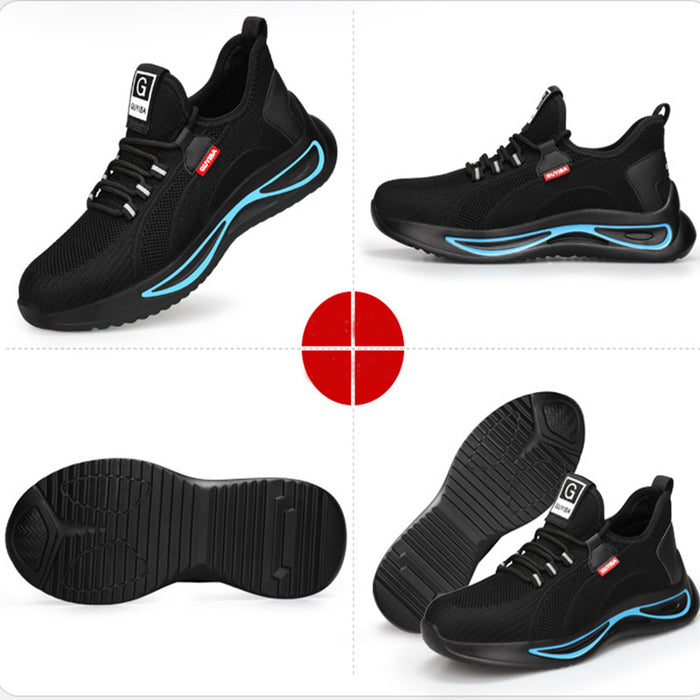 Steel Toe Shoes For Men Work Safety Shoes Nonslip Indestructible Sneakers - Livefree