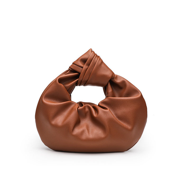 Street Popular Pleated New Stitching Handbag For Women - Livefree