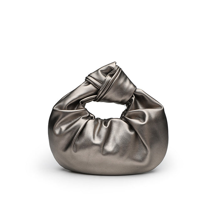 Street Popular Pleated New Stitching Handbag For Women - Livefree