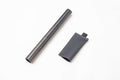Trekking pole tip extender tube and pocket