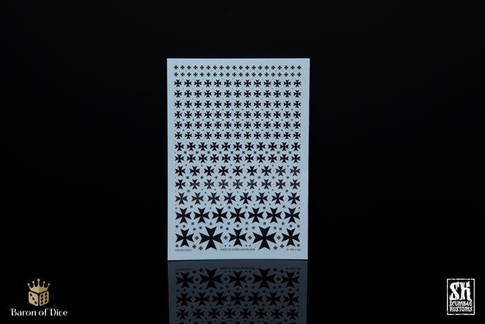 Templars A | Waterslide Decals | Baron of Dice x Scumb4g Kustoms