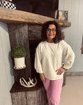 Textured Quilt Puff Top