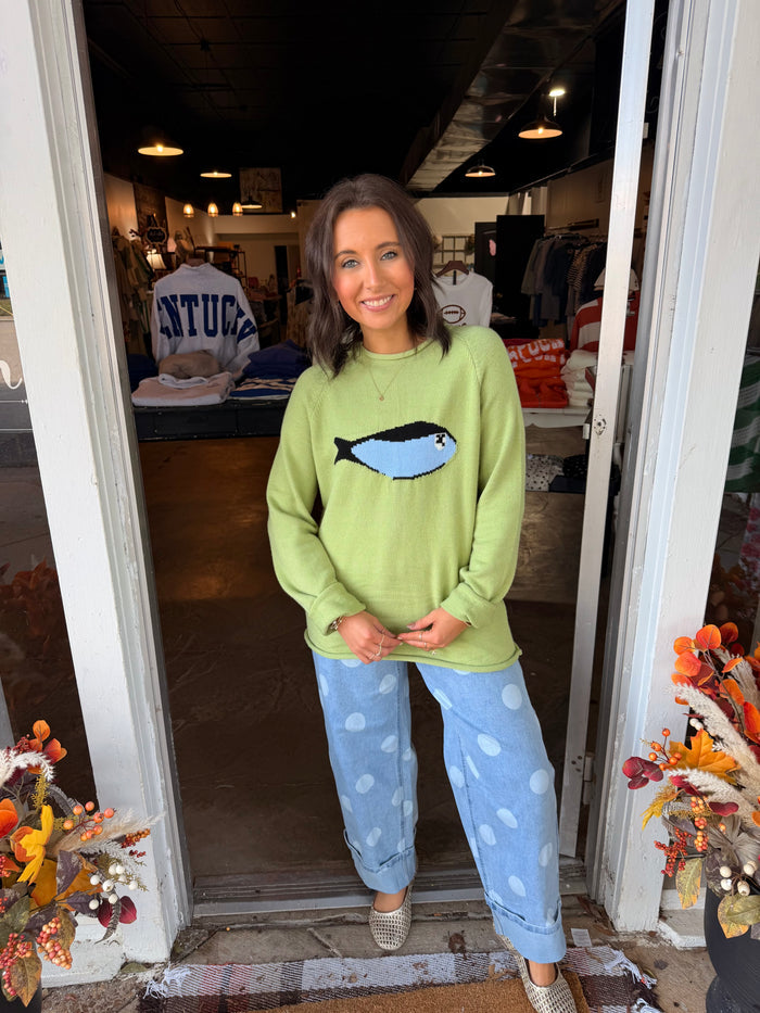 Thick Meadow Fish Sweater