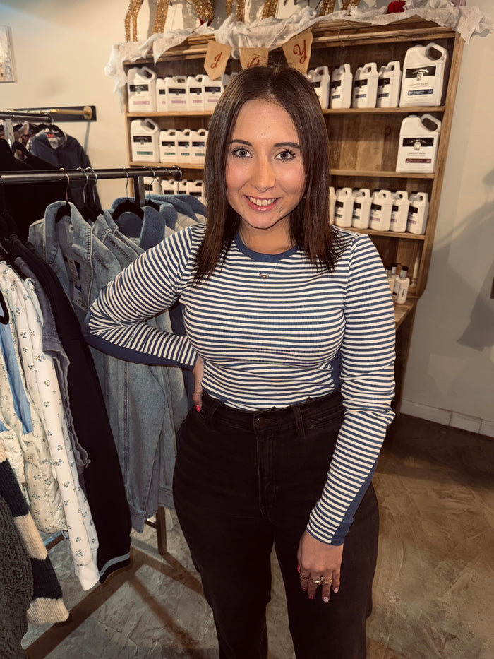 Tight Striped Block Tops