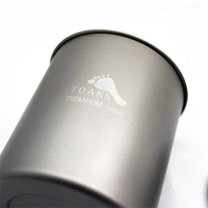 TOAKS LIGHT Titanium 750ml Pot without Handle