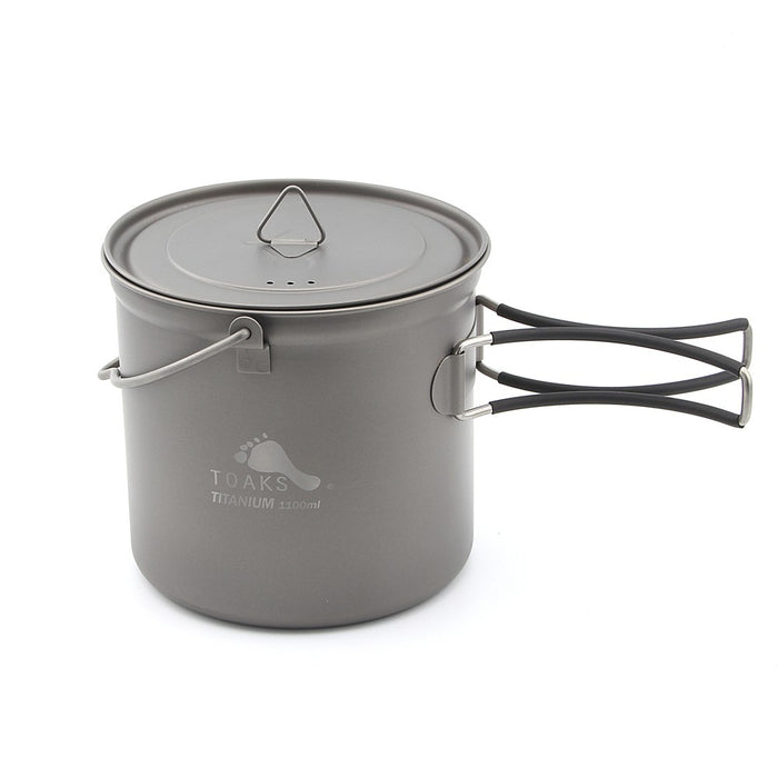 TOAKS Titanium Pot 1100ml Pot with Bail handle