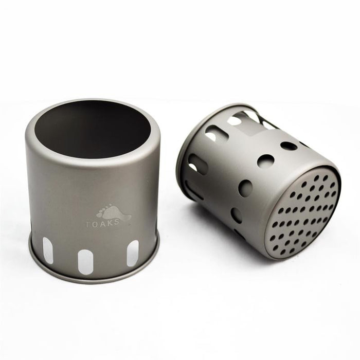 TOAKS Titanium Backpacking Wood Burning Stove – small
