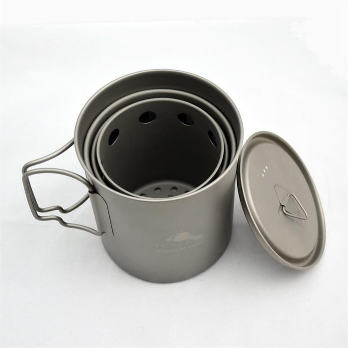 TOAKS Titanium Backpacking Wood Burning Stove – small