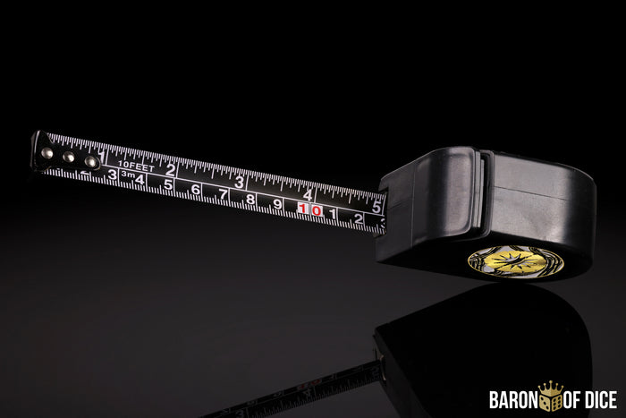 Trench Crusade: Sacred Affliction | Wargaming Tape Measure | Baron's Coin™ Compatible
