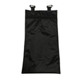 ULA Hydration Sleeve – black nylon bladder pouch laid flat with two hook attachment straps