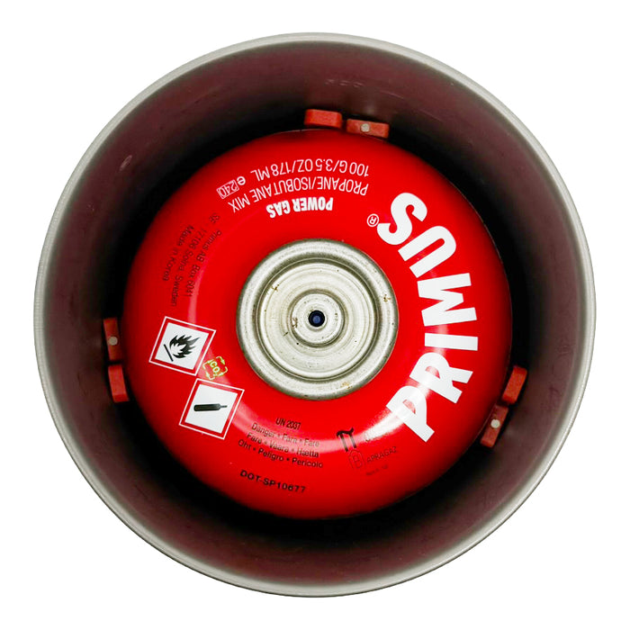 UltimaPeak MagFeets – mounted canister, top-down view