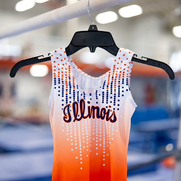 University of Illinois 2026 Women's Gymnastics Leotard
