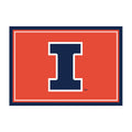 University of Illinois 3x4 Area Rug