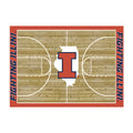 University of Illinois 4x6 Courtside Rug
