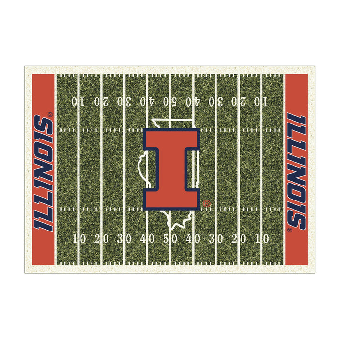 University of Illinois 4x6 Homefield Rug