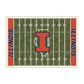 University of Illinois 4x6 Homefield Rug