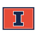 University of Illinois 4x6 Spirit Rug