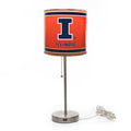 University of Illinois Chrome Lamp