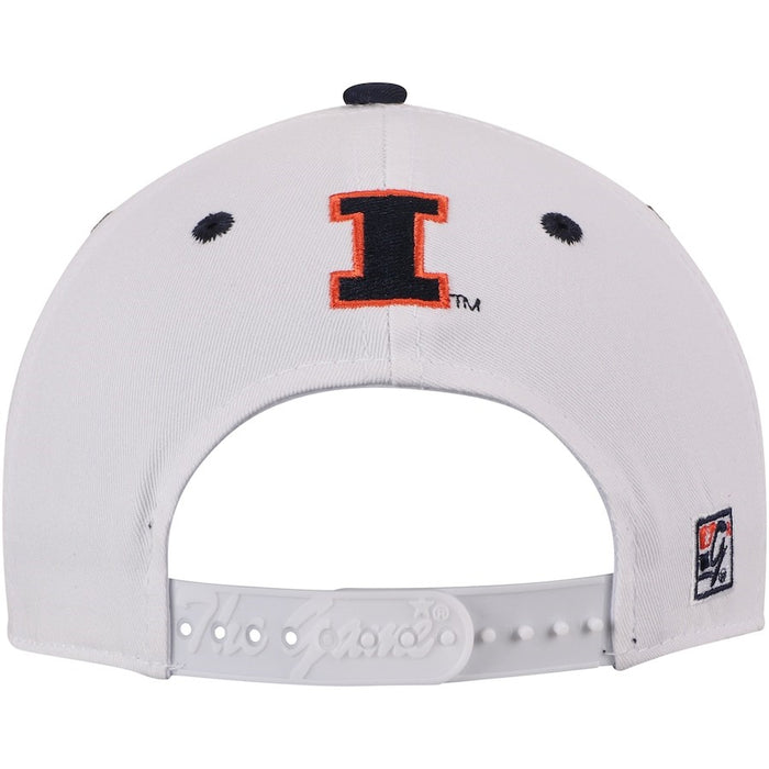 University of Illinois Fighting Illini White 3-Bar Hat