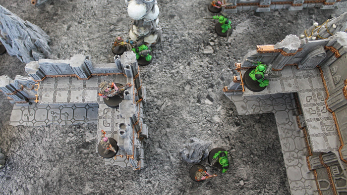 Urban Ruins | Neoprene Battle Mat with Bag | Baron of Dice