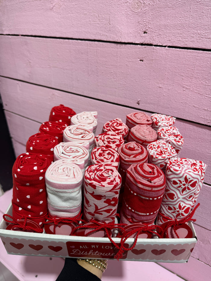 Valentines Dishtowels