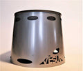 VESUV Titanium Windshield for Toaks Pot 900 ml 130 mm, front studio view