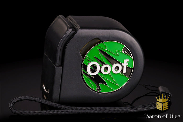 Wargaming Tape Measure | Baron's Coin™ Compatible | Ooof | Green
