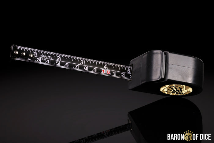 Wargaming Tape Measure | Baron's Coin™ Compatible | Skeleton Rising
