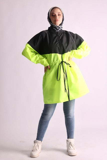 Water proof bomber long jacket. - Livefree