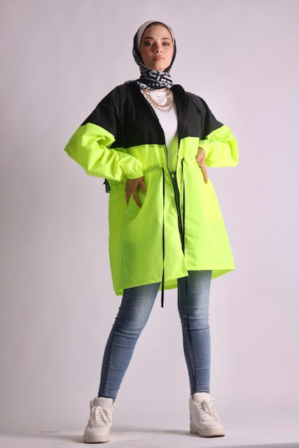 Water proof bomber long jacket. - Livefree
