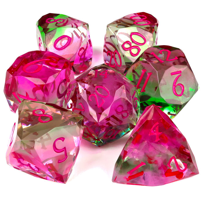Watermelon Sugar RPG Dice Set | 7 Pieces