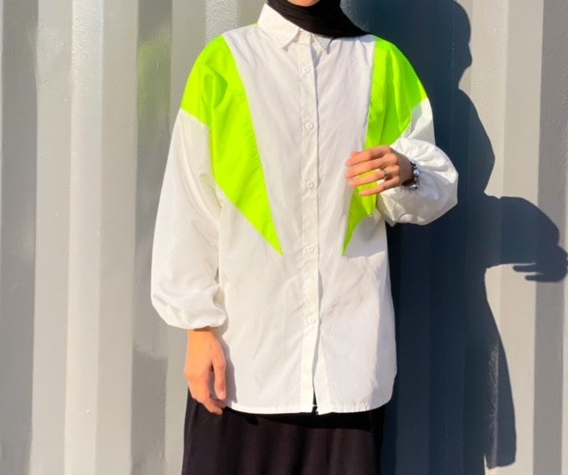 WhiteXneon waterproof shirt. - Livefree