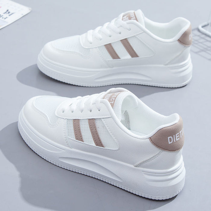 Women's All-matching Casual Sports Leather Summer White Sneakers Internet Celebrity - Livefree