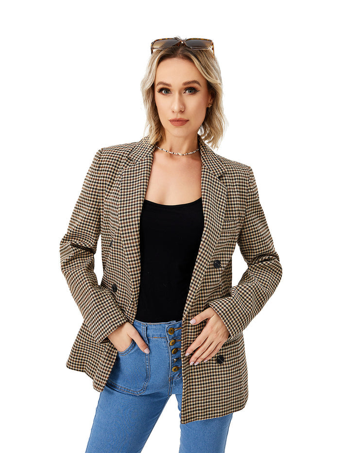 Womens Casual Blazer Jacket  Long Sleeve Work 0ffice Blazer Lapel  Jacket - Livefree
